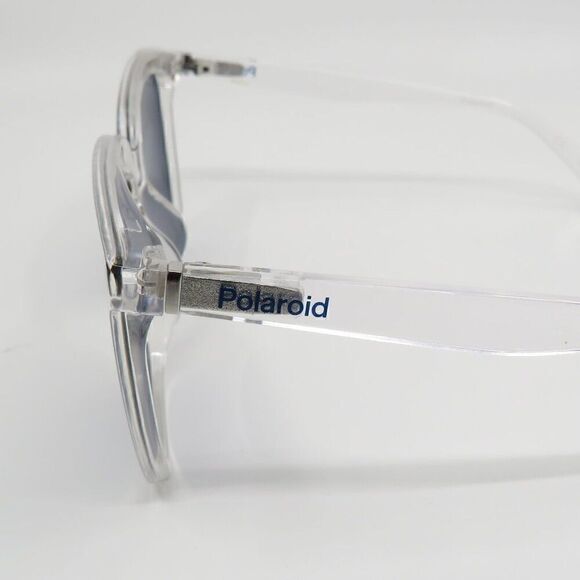 Polaroid New PLD 6163/F/S 900 Crystal/Solid Blue Sunglasses
